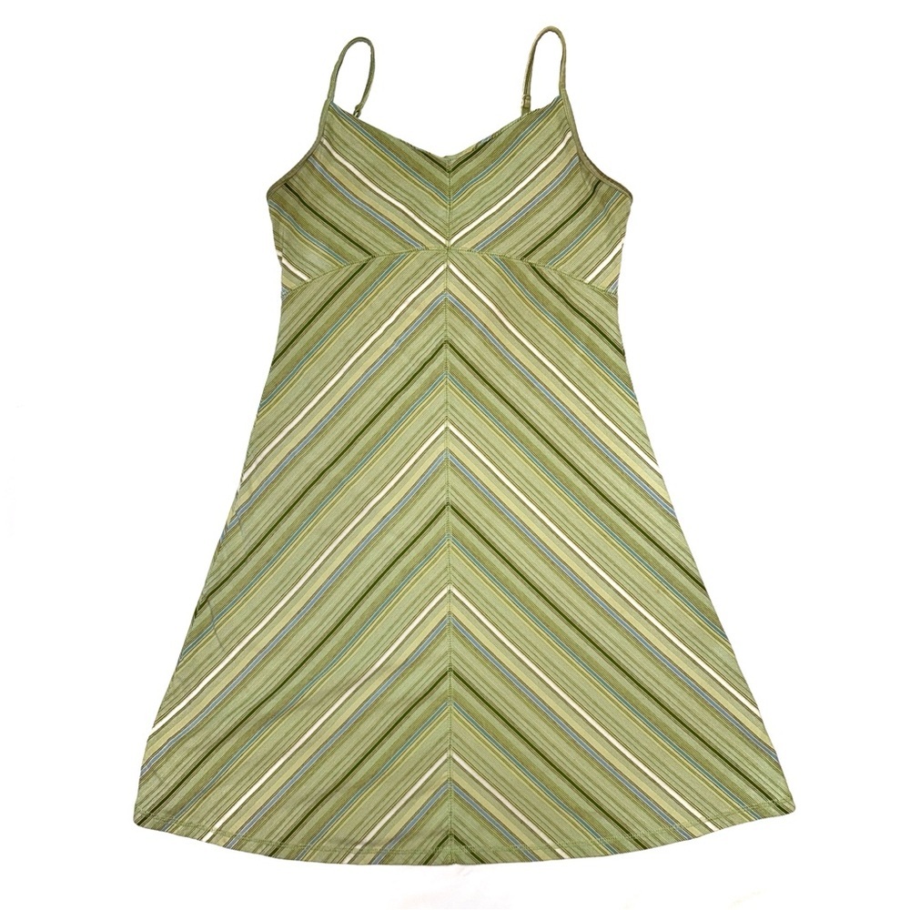 Royal Robbins Dress Womens Size M Green Upf 40 Hiking Outdoor Athletic Shelf Bra